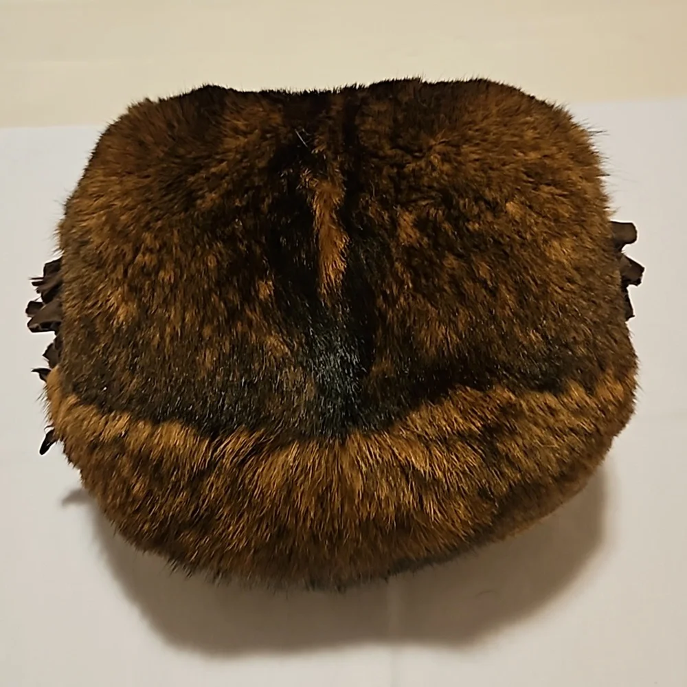 Fur Muff Walking & Sleigh Travel Fashion Essential Accessory -Over 100 Years Old